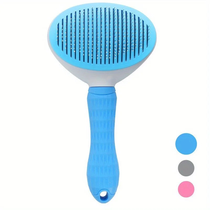 Self-Cleaning Pet Slicker Brush